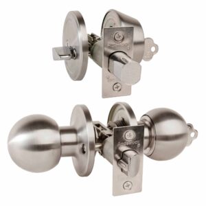 Pack: Cerradura + Cerrojo Multipunto de Seguridad con seguro interior /cilindro exterior IGUALADOS